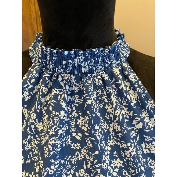 Halter Neckline Dress Plus Size XL Silky Feel Patterened Ruffle Hem Flirty Sexy - Picture 3 of 10